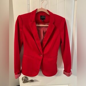 The Limited Red Blazer Size XS